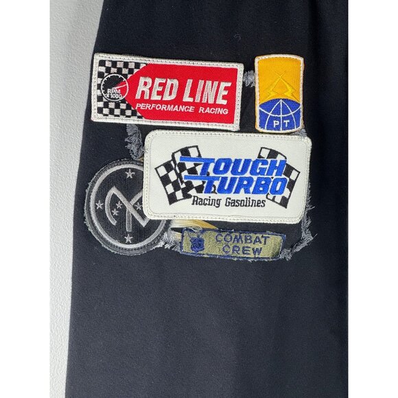 Free People X Riley Vintage Dusk Tropics Sweat Set Size M Patches Redline Racing - Picture 6 of 9